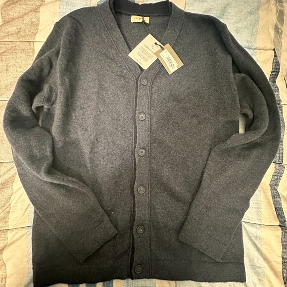 Lafaurie Men’s Certo Cardigan-Indigo - Picture 1 of 5